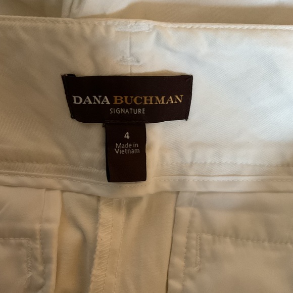 Dana Buchman Signature White Cuff Capris Size 4 - Picture 4 of 4